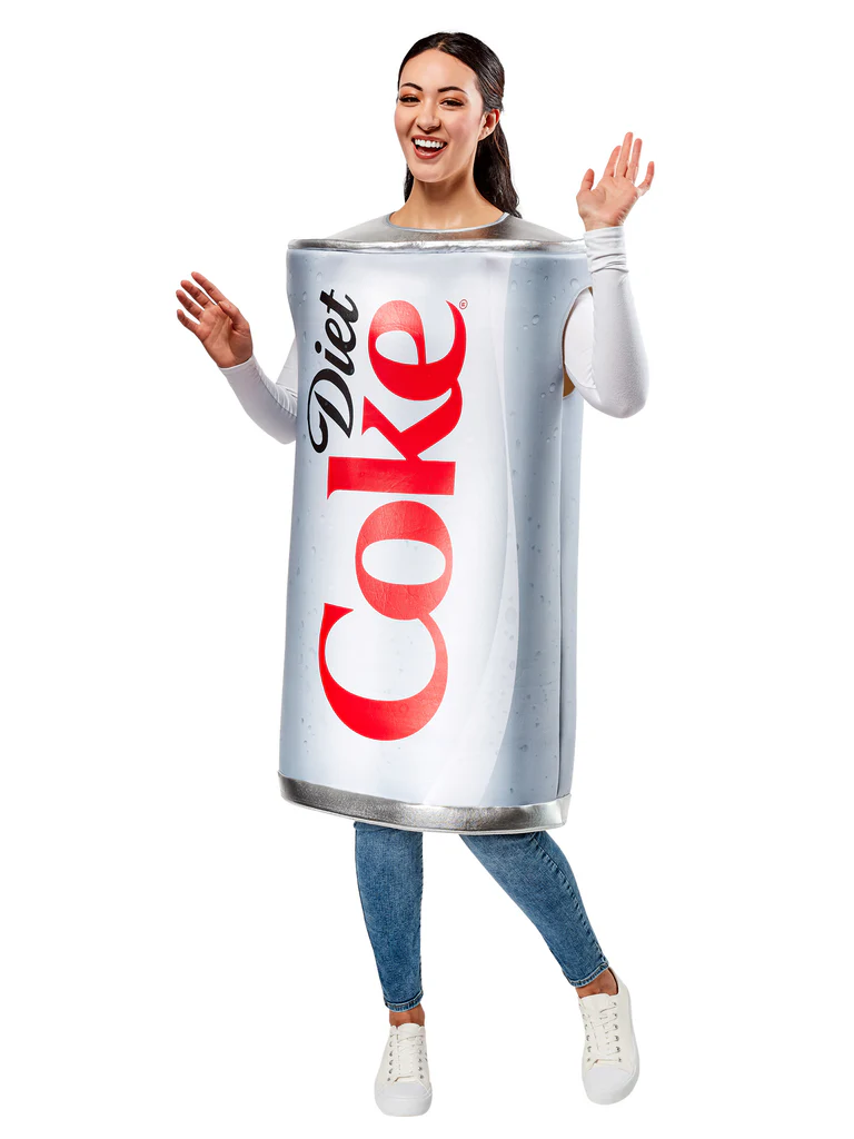 DIET COKE CAN COSTUME FOR ADULTS