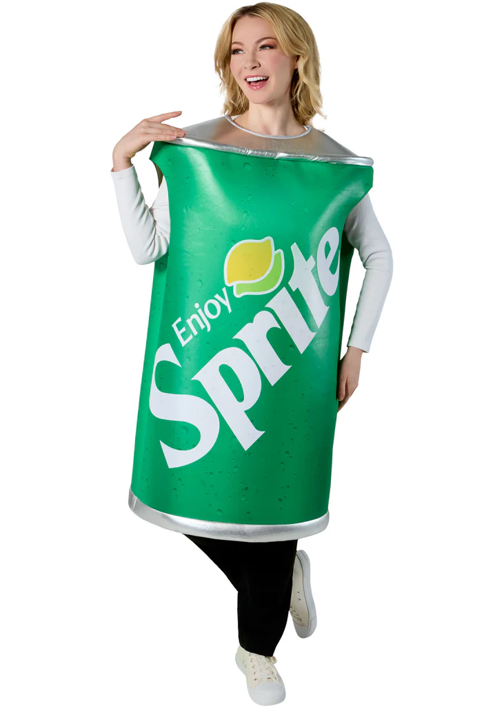 SPRITE CAN COSTUME FOR ADULTS