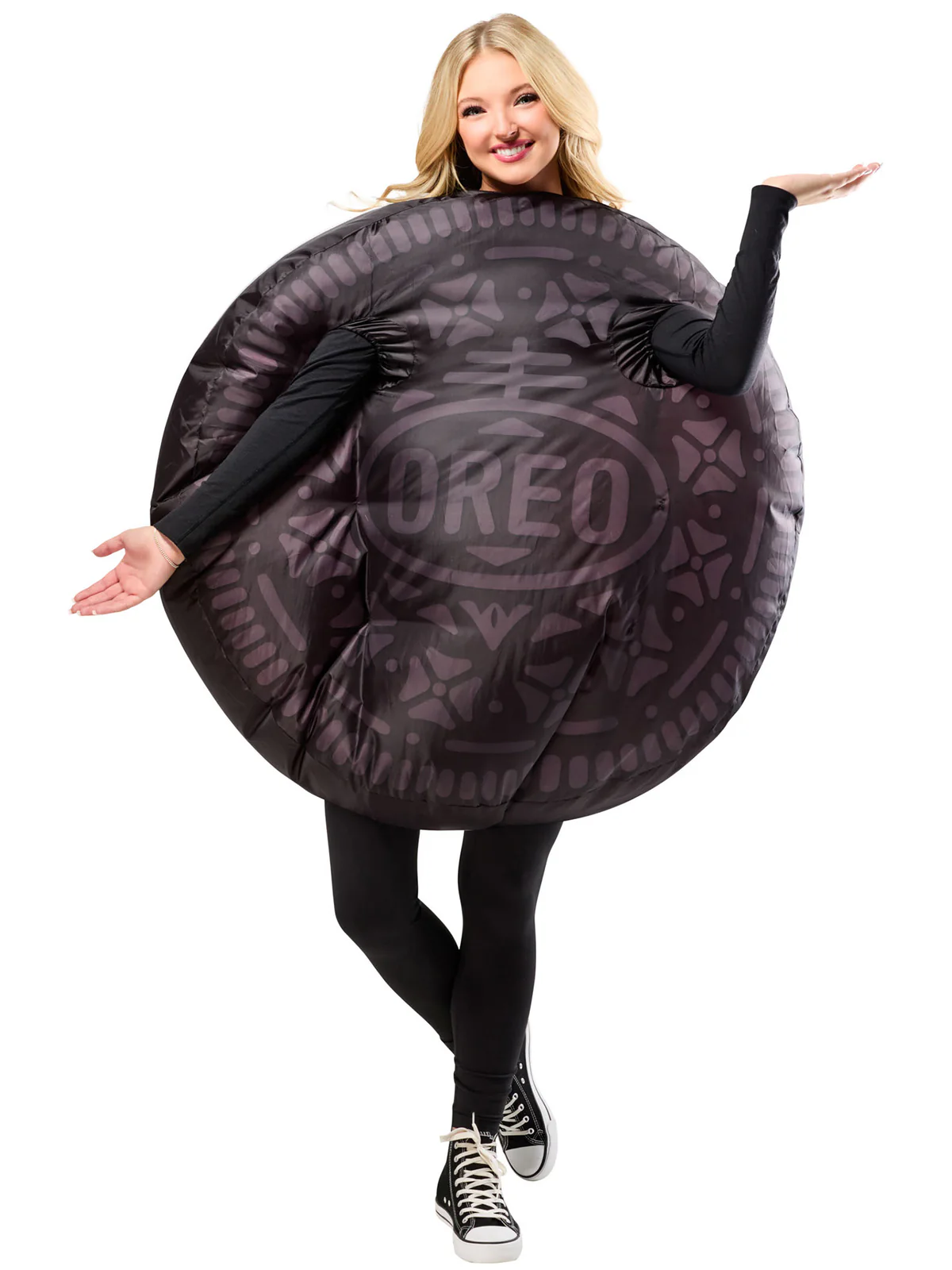 INFLATABLE OREO COOKIE COSTUME FOR ADULTS