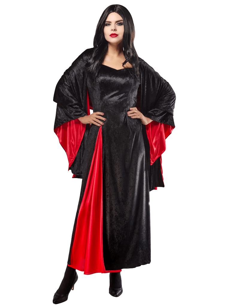 WEDNESDAY DELUXE MORTICIA ADDAMS COSTUME FOR WOMEN