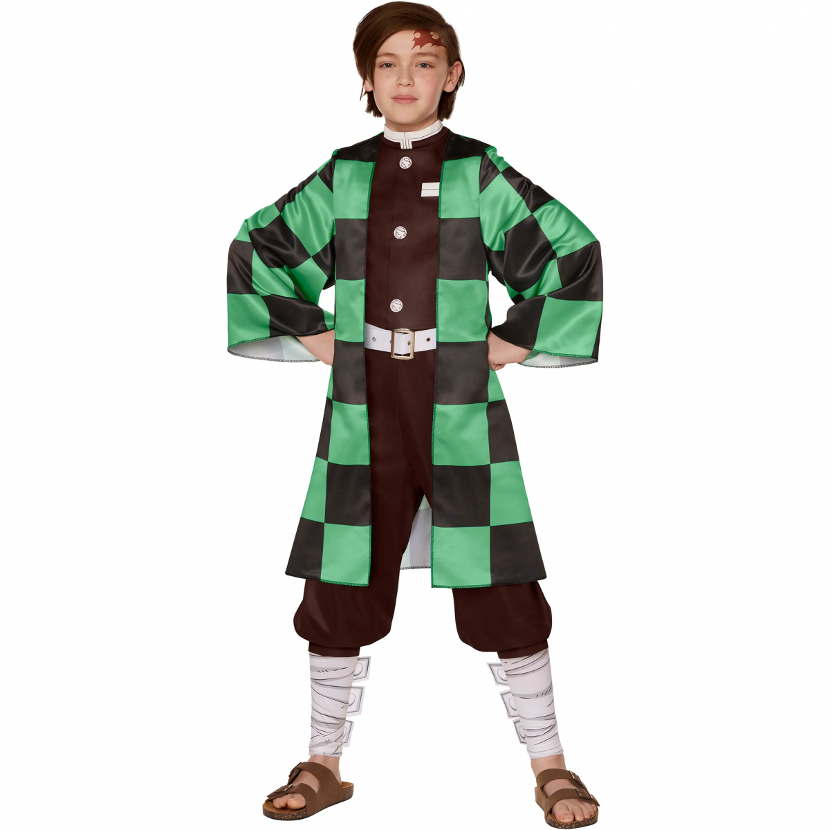 DEMON SLAYER'S TANJIRO KAMADO COSTUME FOR BOYS