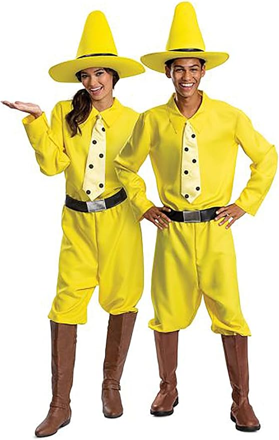 THE MAN IN THE YELLOW HAT COSTUME FOR MEN