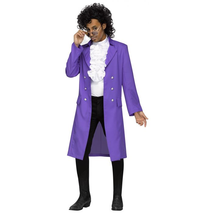 PRINCE PURPLE PAIN POP STAR COSTUME FOR MEN