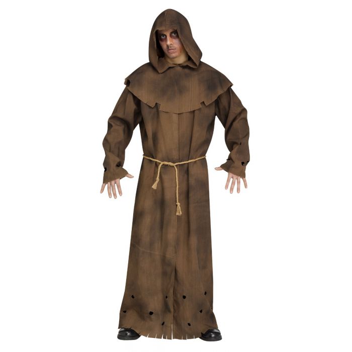DELUXE TATTERED EVIL MONK ROBE COSTUME FOR MEN