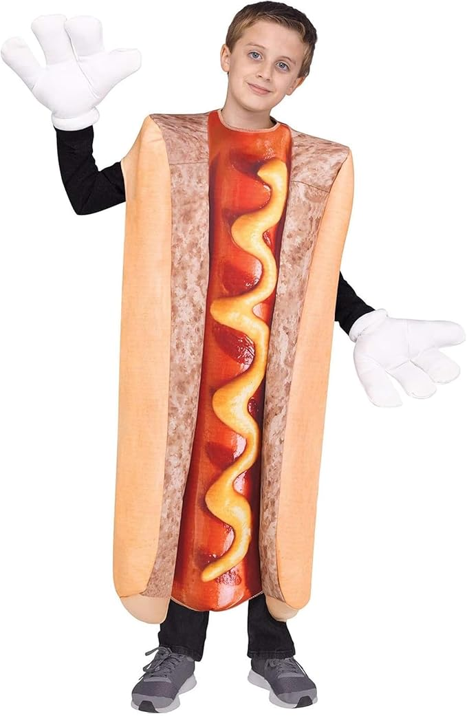 PHOTOREAL HOT DOG COSTUME FOR KIDS