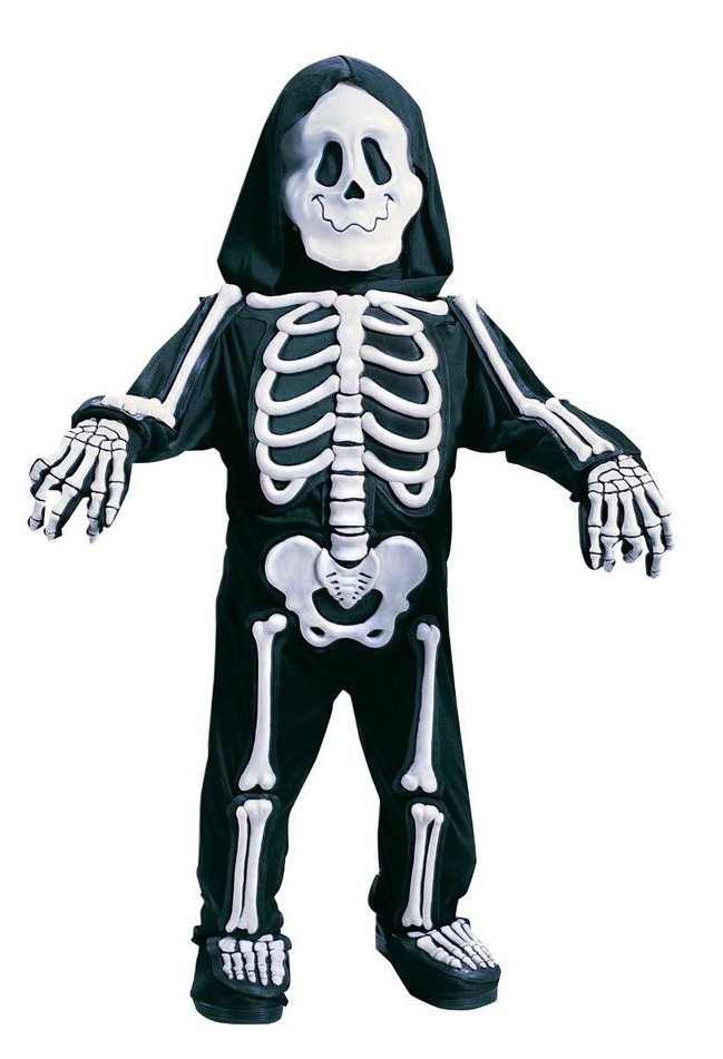 TOTALLY SKELEBONES SKELETON COSTUME FOR TODDLERS