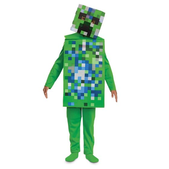 MINECRAFT DELUXE CHARGED CREEPER COSTUME FOR KIDS
