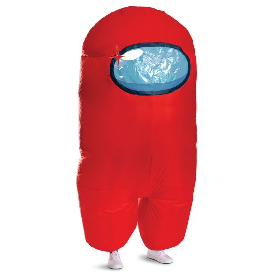 INFLATABLE AMONG US RED CREWMATE FOR ADULTS