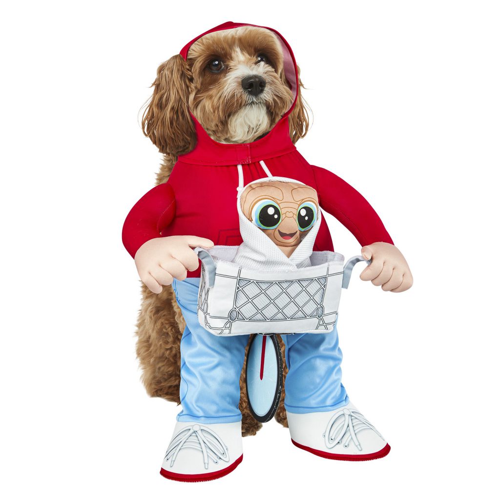 ELLIOT CARRYING E.T. COSTUME FOR DOGS