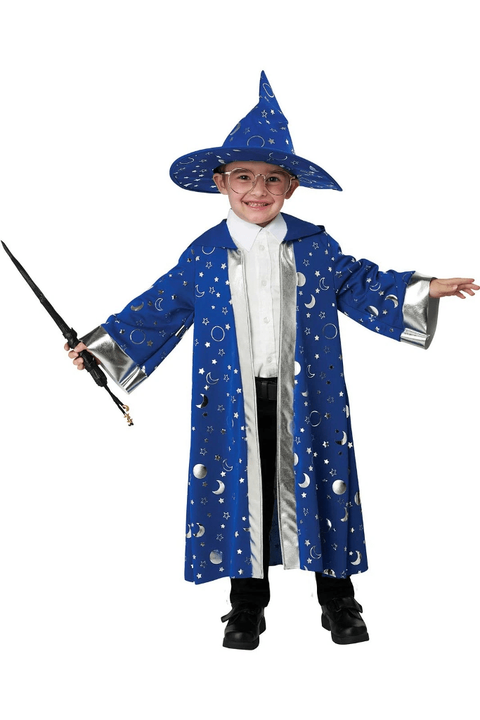 WIZARD KID COSTUME FOR KIDS BOYS GIRLS TODDLERS