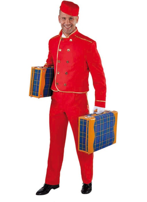 BELL BOY BRIAN BELL HOP COSTUME FOR MEN