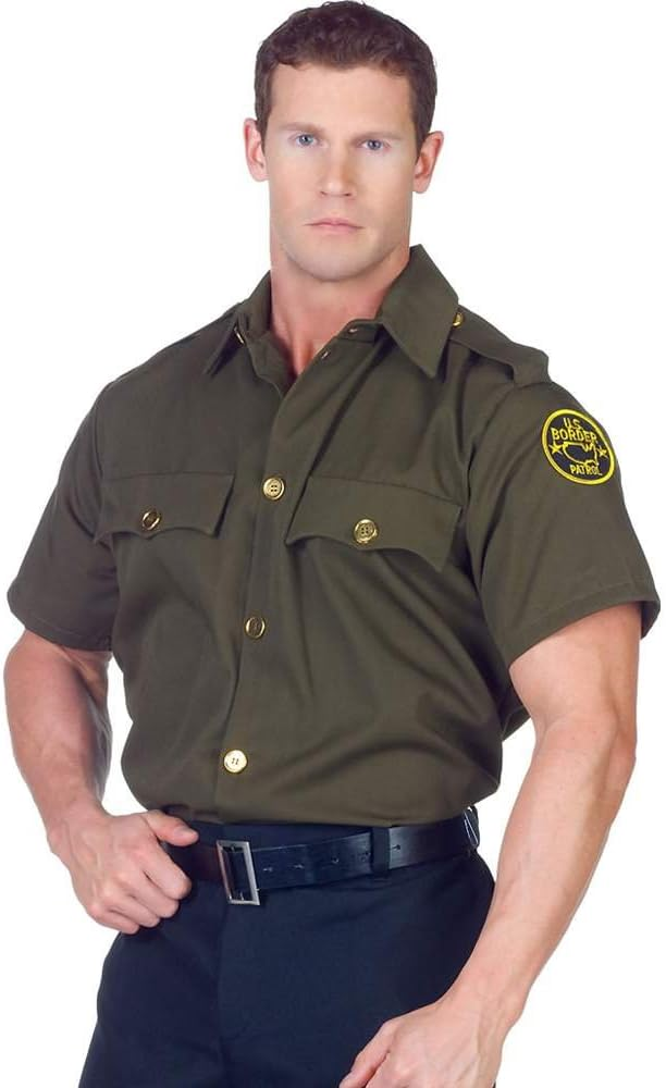 BORDER PATROL COSTUME SHIRT FOR MEN