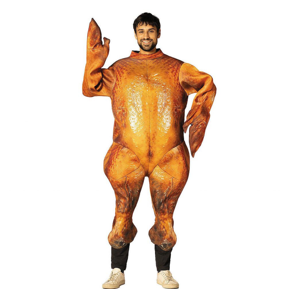 COOKED TURKEY COSTUME FOR ADULTS