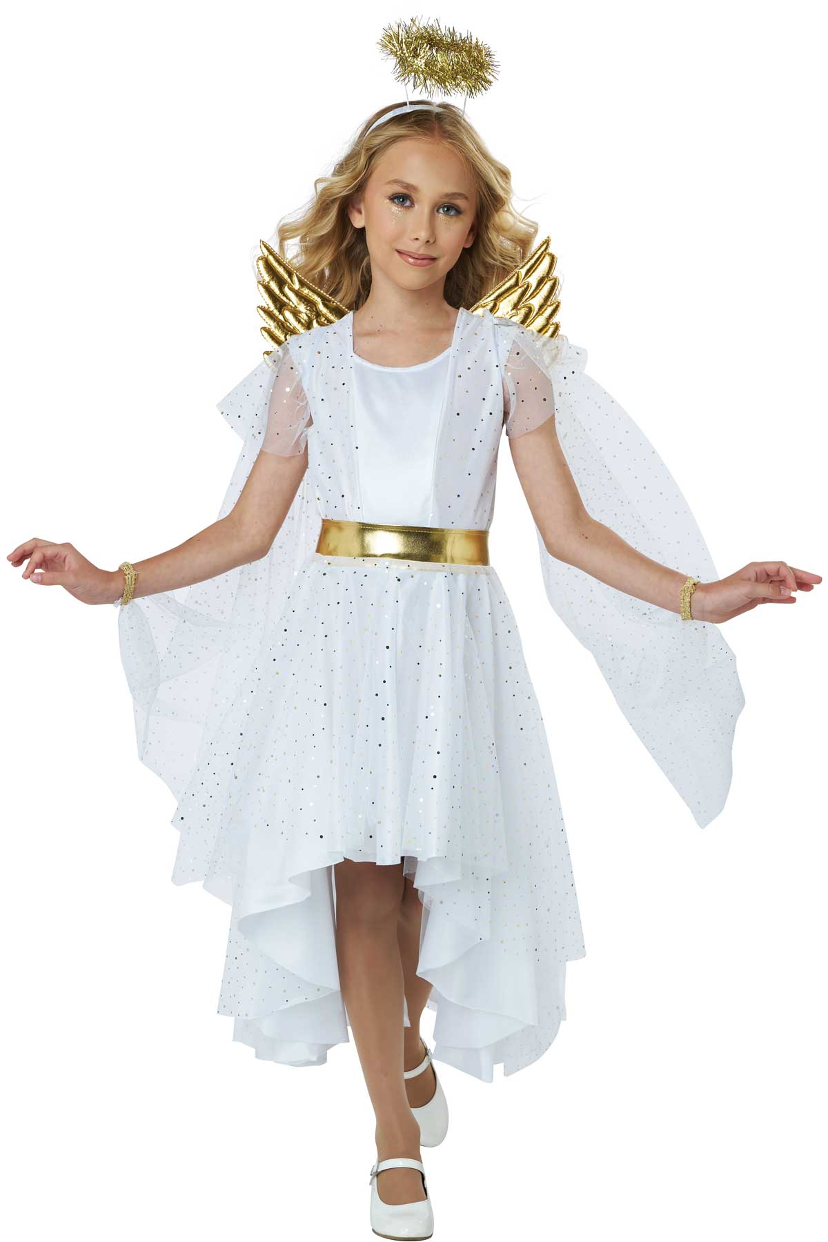 SHIMMERING STARLIGHT ANGEL COSTUME FOR GIRLS