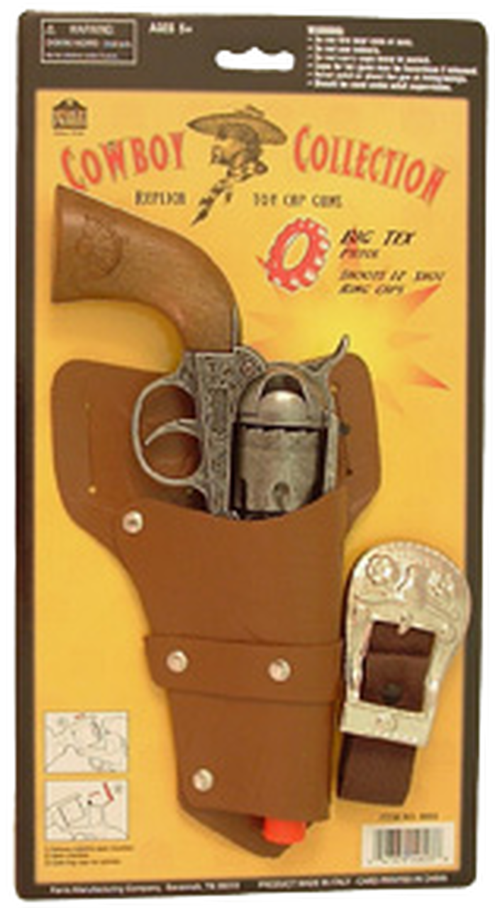 WESTERN BIG TEX COWBOY HOLSTER AND GUN SET