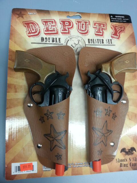 THE WESTERN DEPUTY DOUBLE HOLSTER AND GUN SET