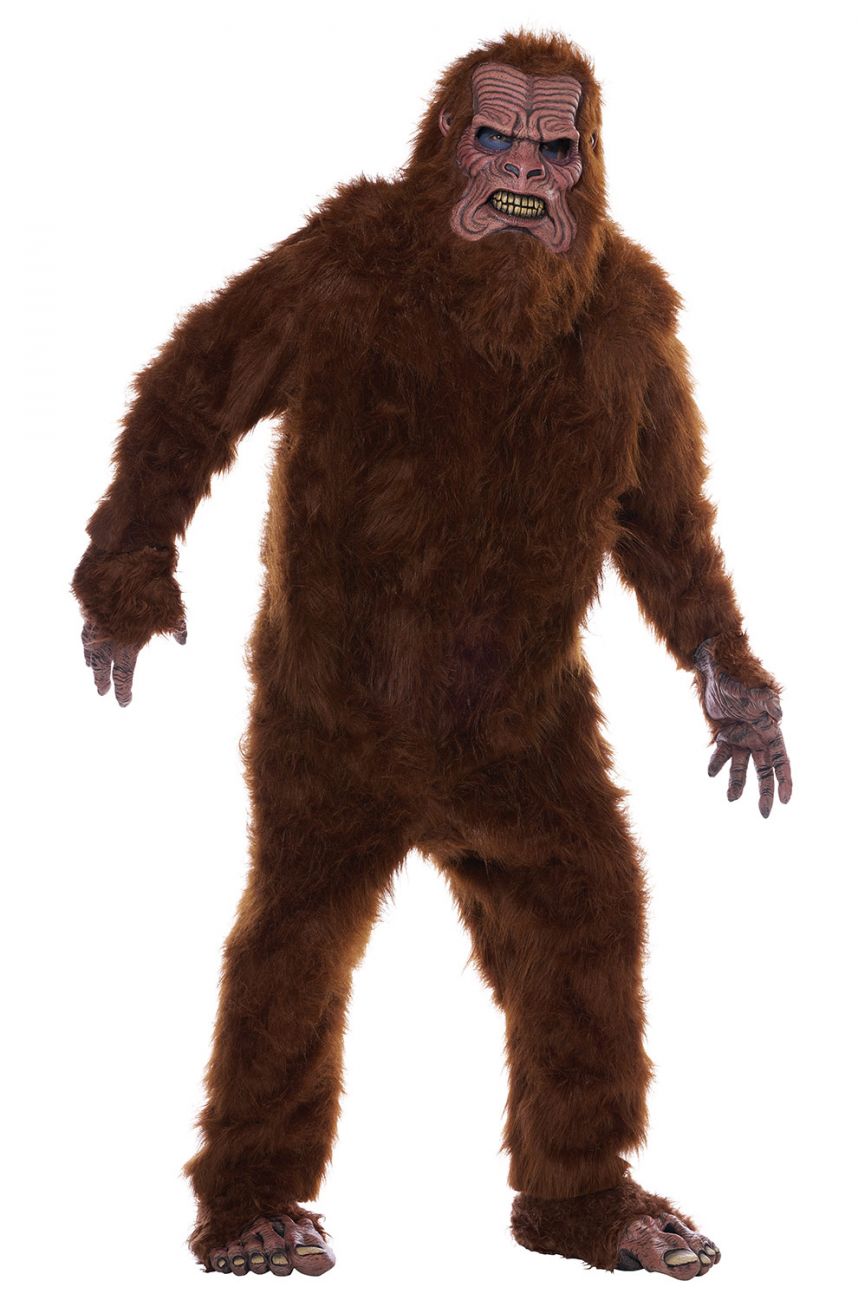 DELUXE BIG FOOT PREMIUM FUR COSTUME FOR ADULTS