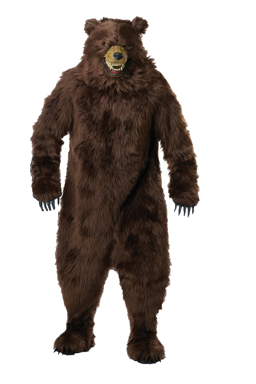 DELUXE GRIZZLY BEAR COSTUME FOR ADULTS