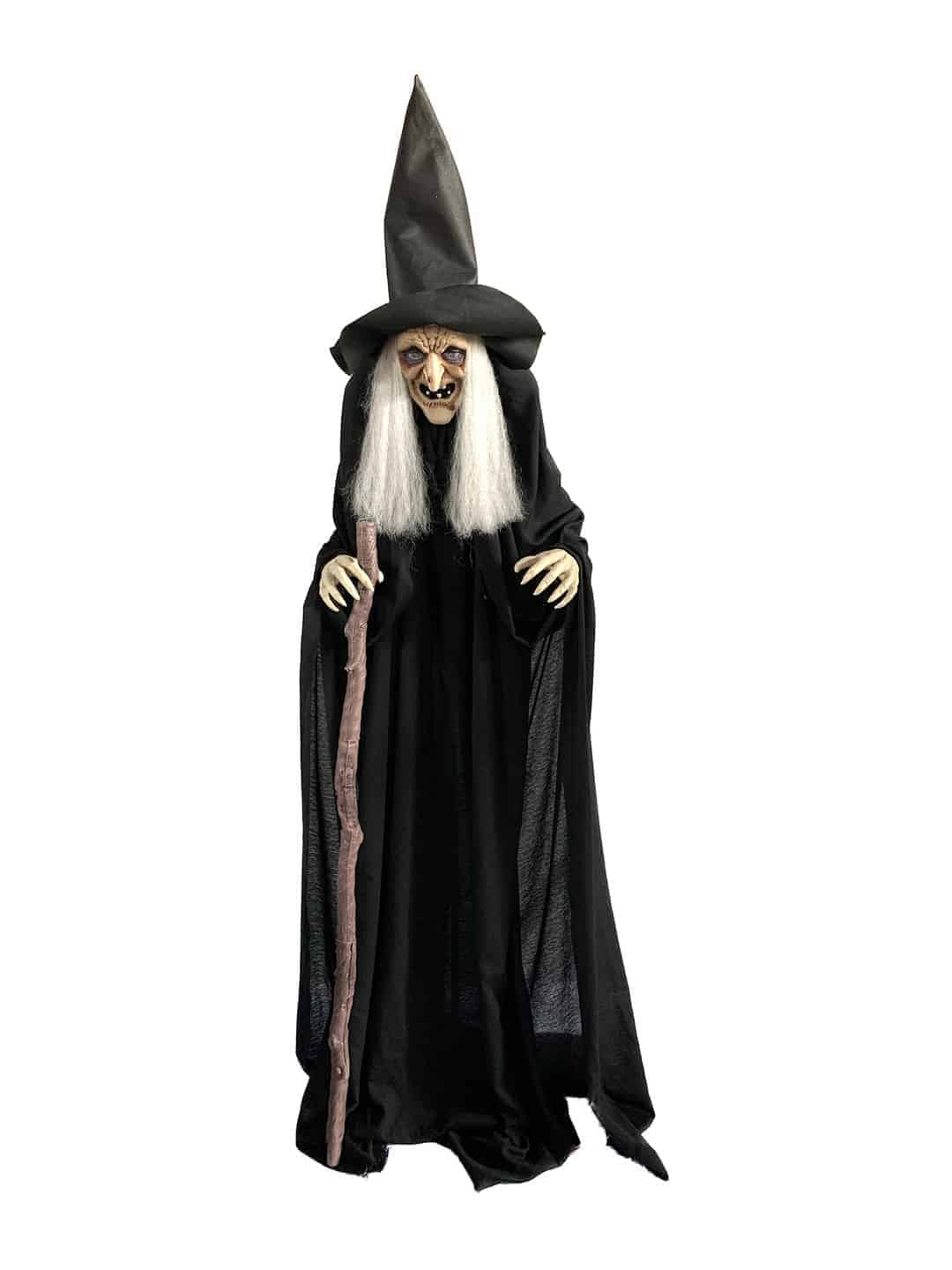 STANDING ANIMATED WITCH DECORATION
