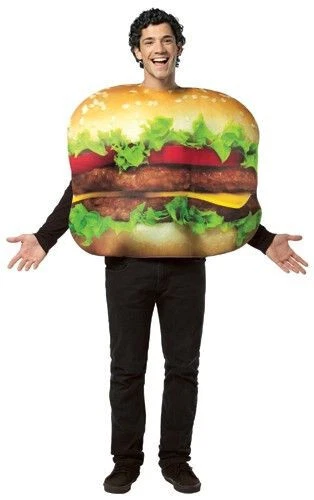 CHEESEBURGER COSTUME FOR ADULTS