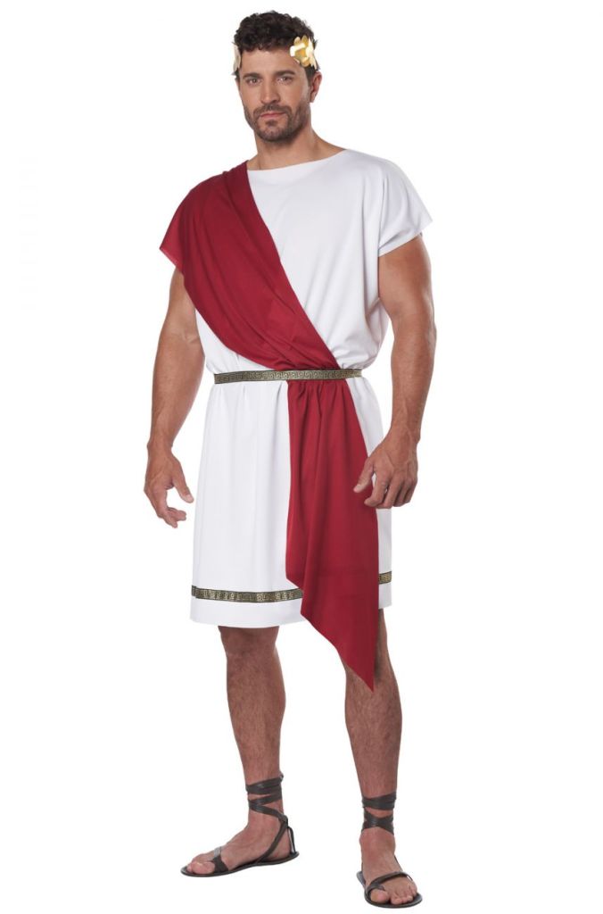 UNISEX PARTY TOGA COSTUME FOR FULL FIGURE ADULTS