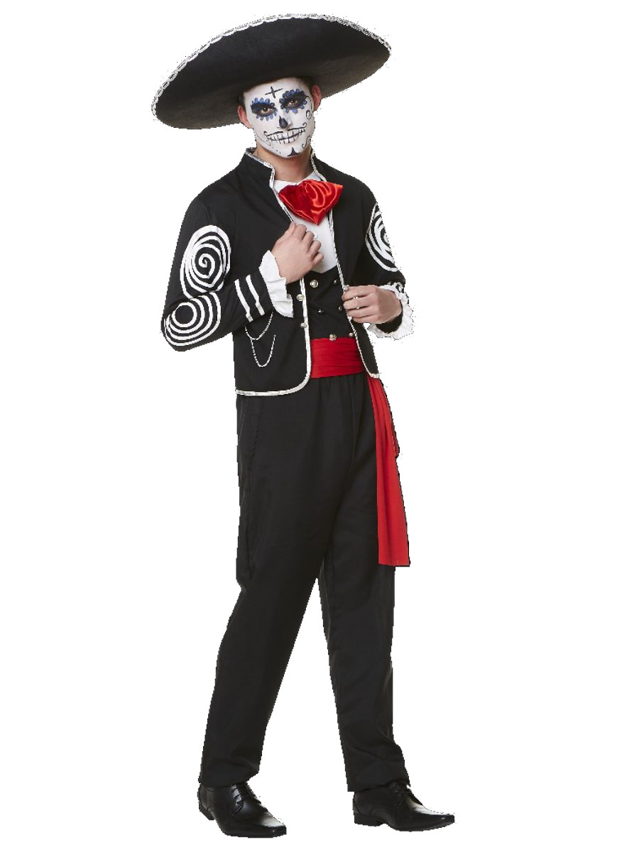 MEXICAN DAY OF THE DEAD MARIACHI COSTUME FOR MEN