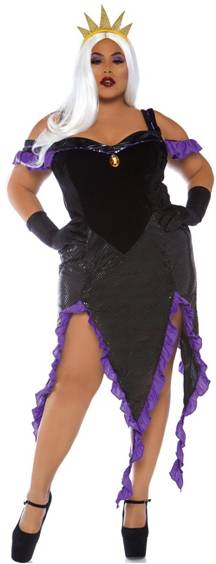 LITTLE MERMAID SULTRY SEA WITCH URSULA COSTUME