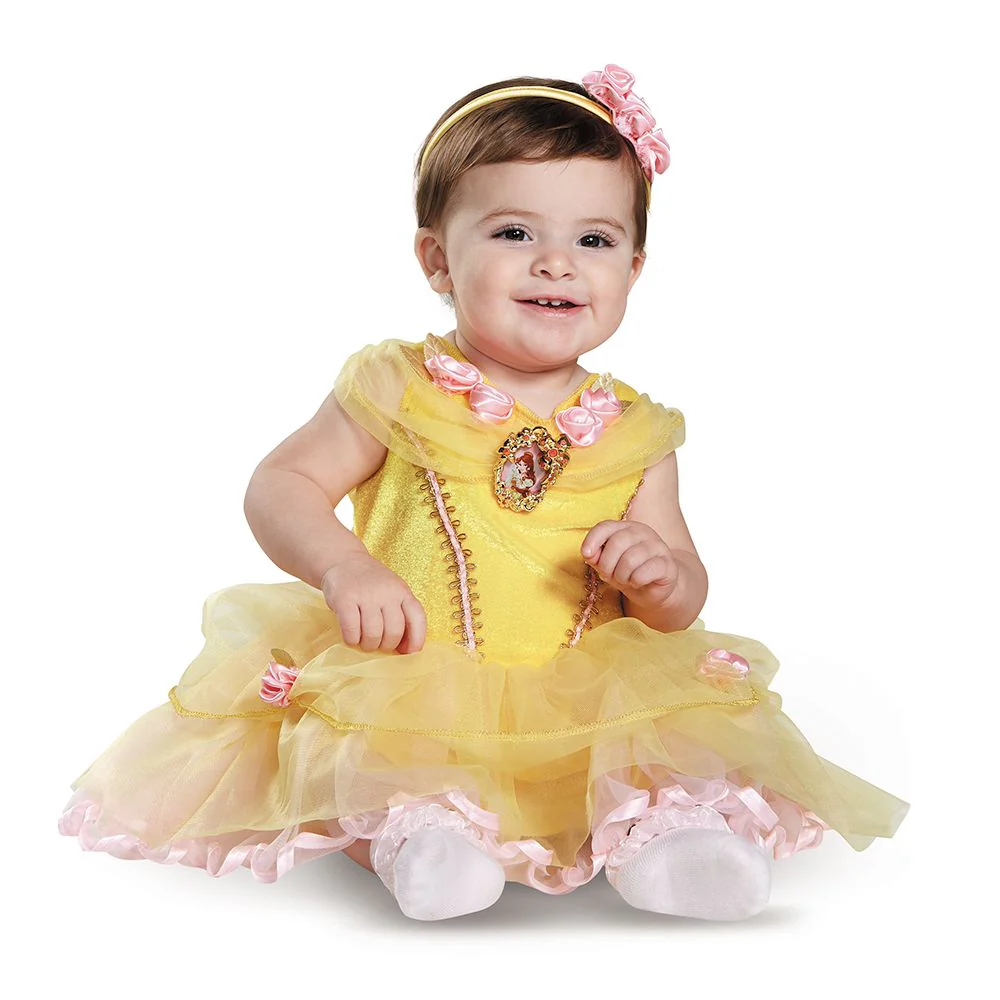 BEAUTY & THE BEAST DELUXE BELLE COSTUME FOR GIRLS