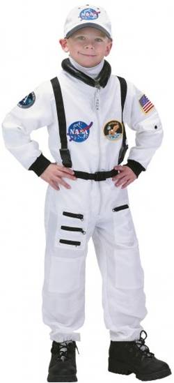 WHITE NASA APOLLO 11 ASTRONAUT COSTUME FOR KIDS