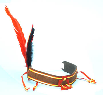 INDIAN HEADBAND WITH FEATHER