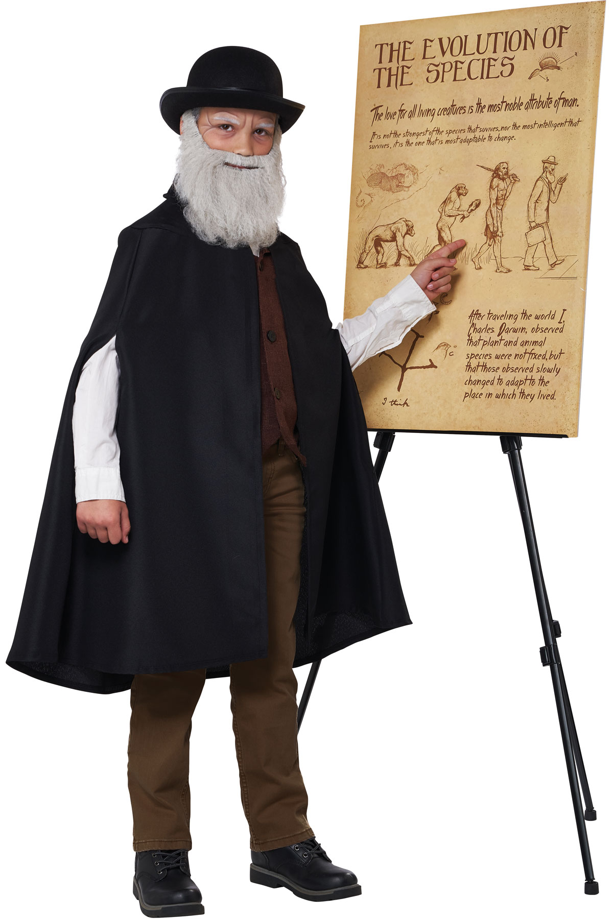 DELUXE CHARLES DARWIN COSTUME FOR BOYS