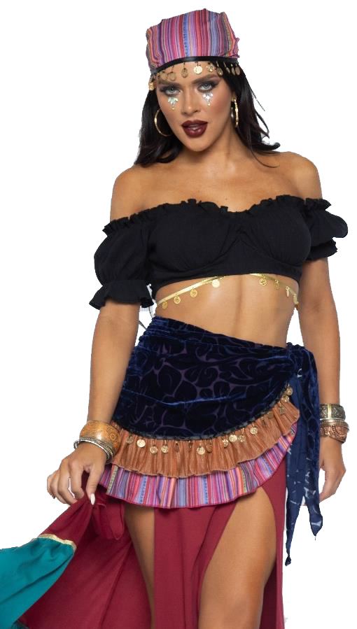 SEXY CRYSTAL BALL BEAUTY GYPSY COSTUME FOR WOMEN