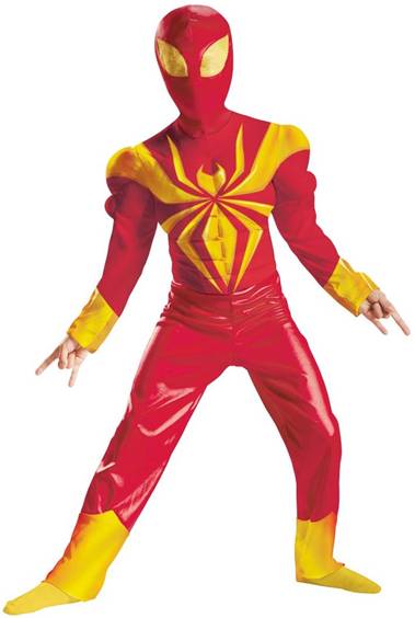 DELUXE MUSCLE TORSO IRON SPIDER-MAN