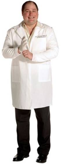 DR. SEYMOUR BUSH, GYNECOLOGIST COSTUME FOR MEN