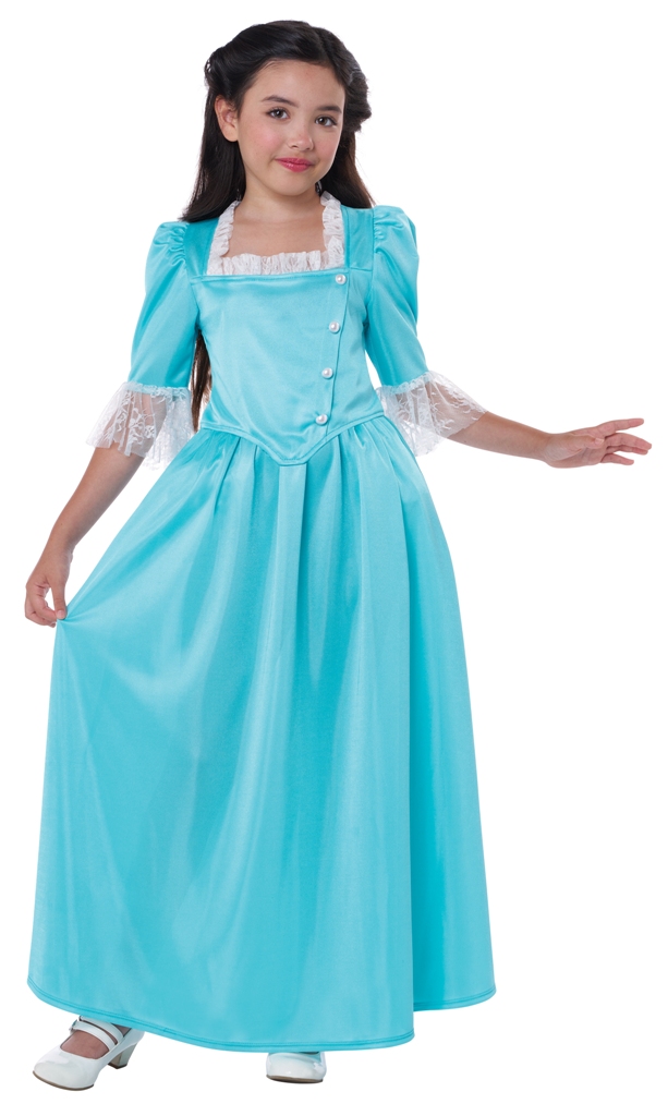 ELIZA SCHUYLER HAMILTON COLONIAL COSTUME FOR GIRLS