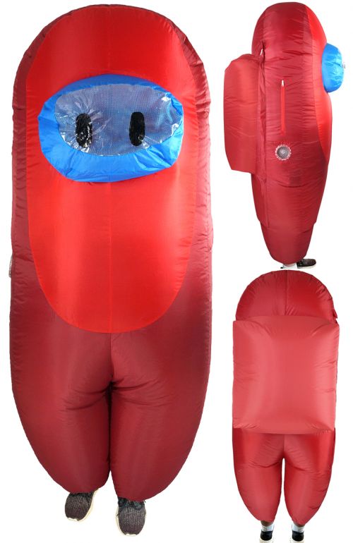 INFLATABLE AMONG US RED CREWMATE FOR ADULTS