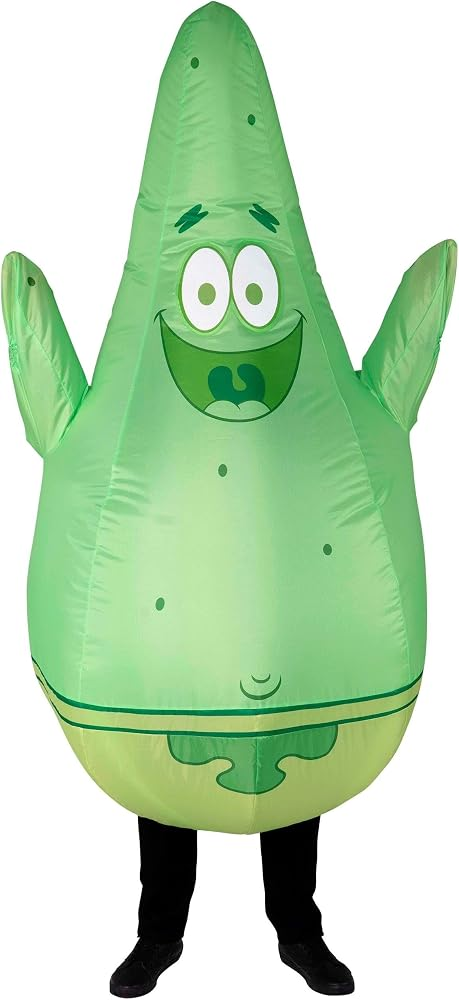 INFLATABLE GHOST PATRICK STAR COSTUME FOR ADULTS