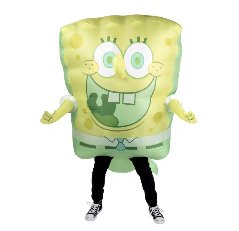 INFLATABLE GHOST SPONGEBOB SQUAREPANTS FOR ADULTS