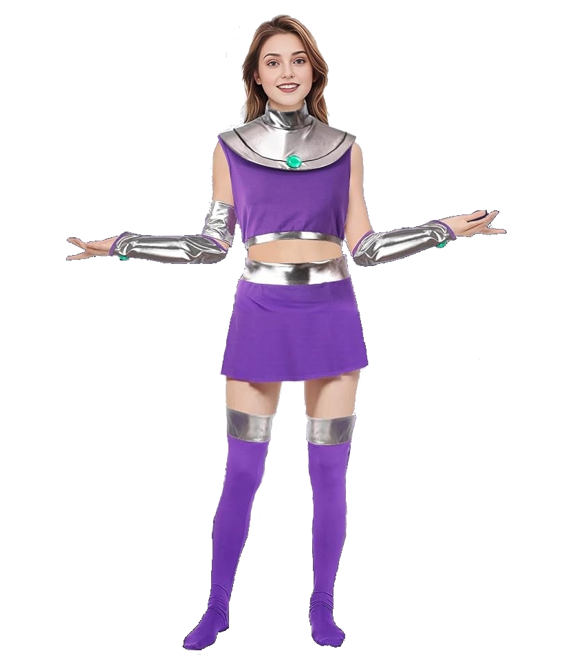 TEEN TITANS STARFIRE COSTUME FOR WOMEN