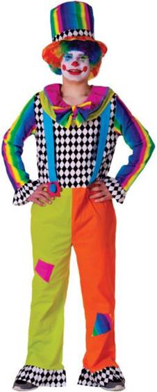 JOLLY CLOWN COSTUME FOR ADULTS