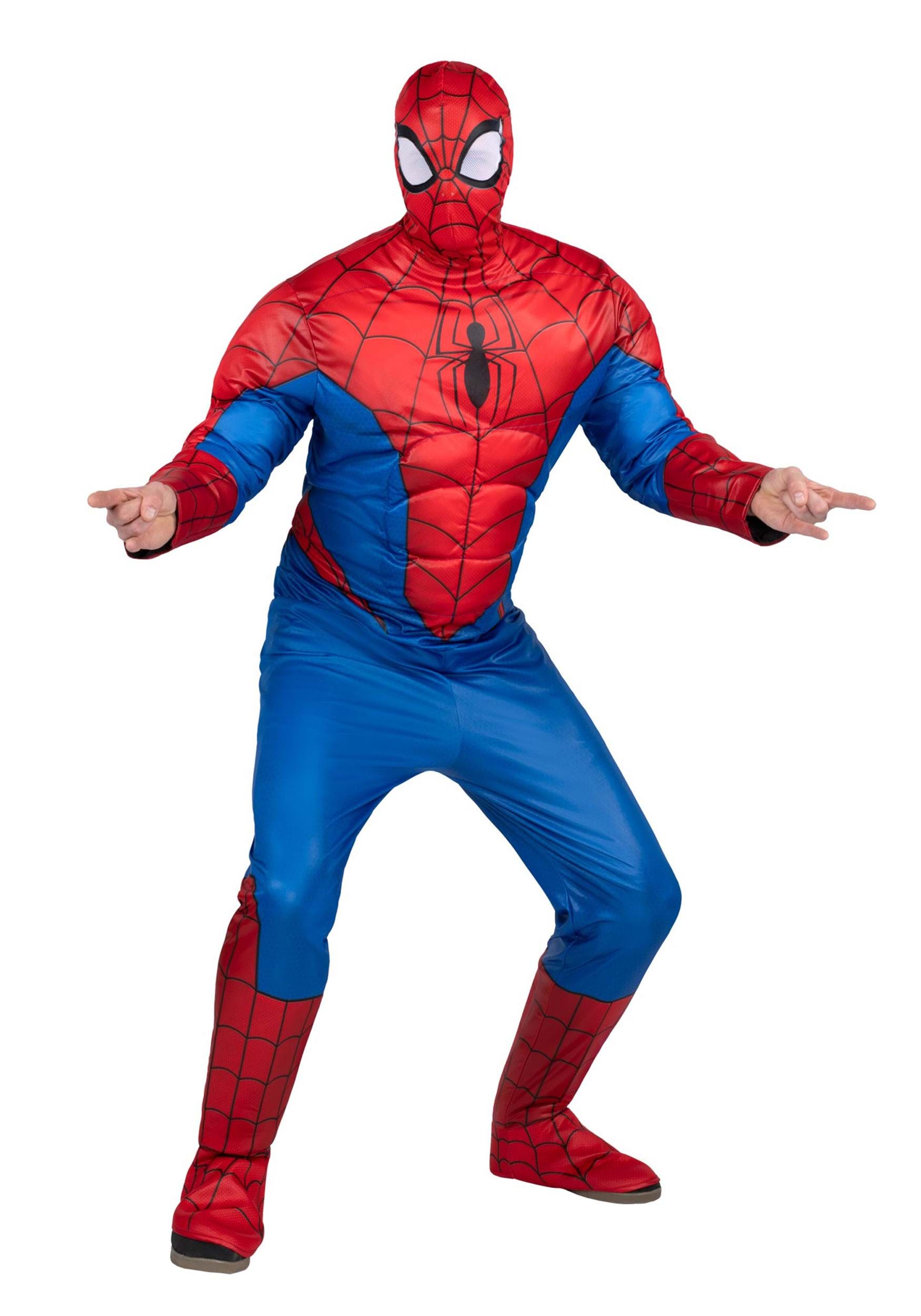 DELUXE MUSCLE CHEST SPIDER-MAN COSTUME FOR MEN