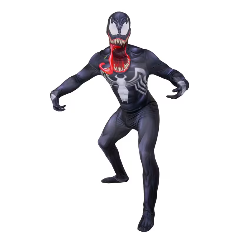 DELUXE VENOM COSTUME ZENTAI SUIT FOR MEN