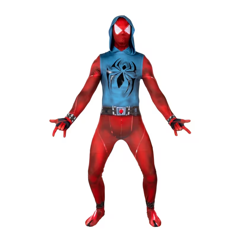 SCARLET SPIDER SPIDER-MAN VARIANT COSTUME FOR MEN