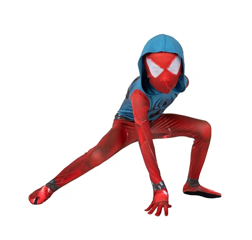 SCARLET SPIDER SPIDER-MAN VARIANT COSTUME FOR BOYS