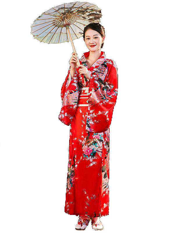 JAPANESE GEISHA KIMONO COSTUME FOR WOMEN