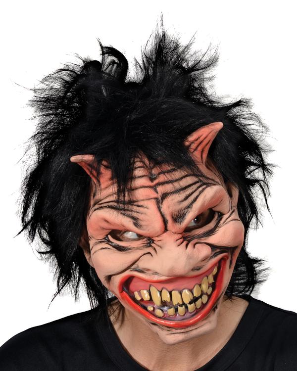 MISCHIEVOUS TROLL CREATURE LATEX ADULT FACE MASK