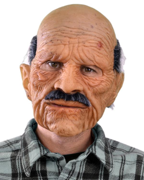 SUPERSOFT LATEX OLD GEEZER OLD MAN MASK FOR ADULTS