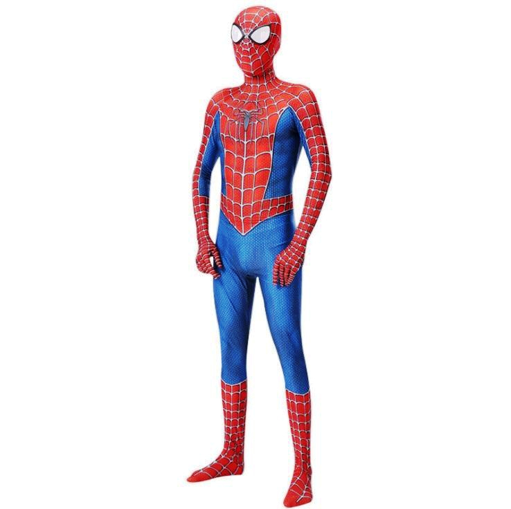 DELUXE SPIDER-MAN ZENTAI SUIT COSTUME FOR MEN