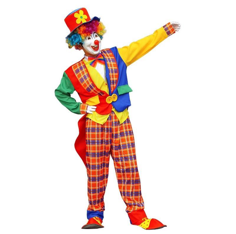 BIG HAPPY CLOWN COSTUME FOR ADULTS