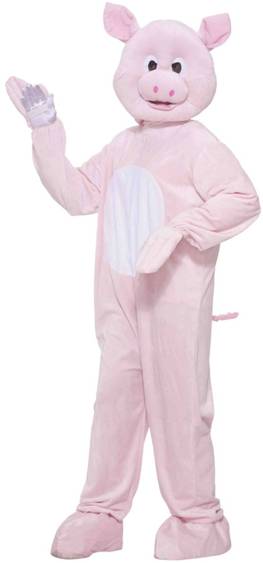 PINKY THE PIG MASCOT COSTUME FOR ADULTS